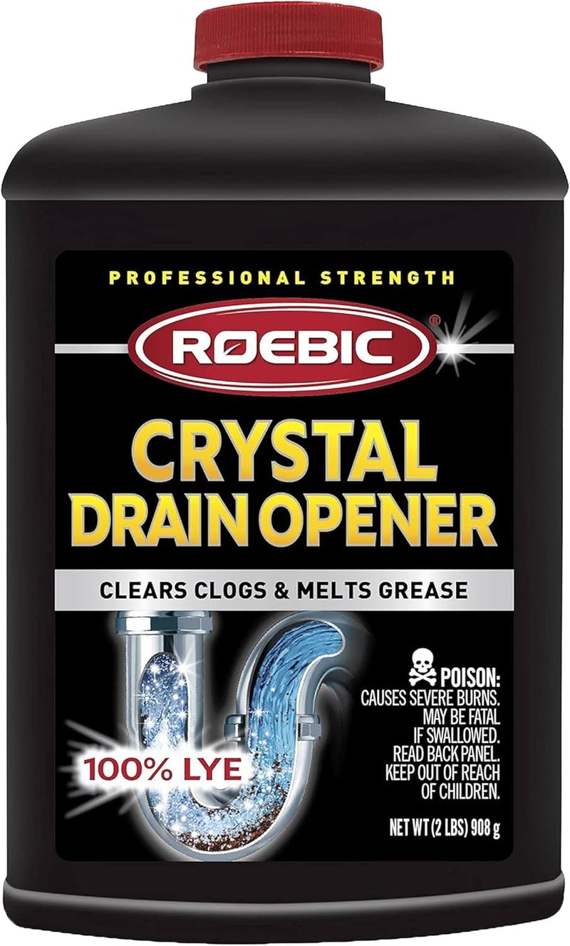 Roebic HD-CRY-DO-6 2-باوند مفتح مجاري كريستالي ثقيل الوزن - Image 1